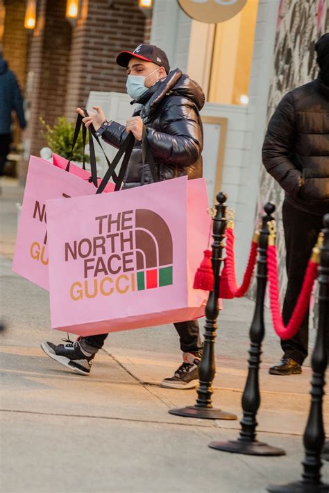 the north face gucci pop up|north face Gucci for sale.